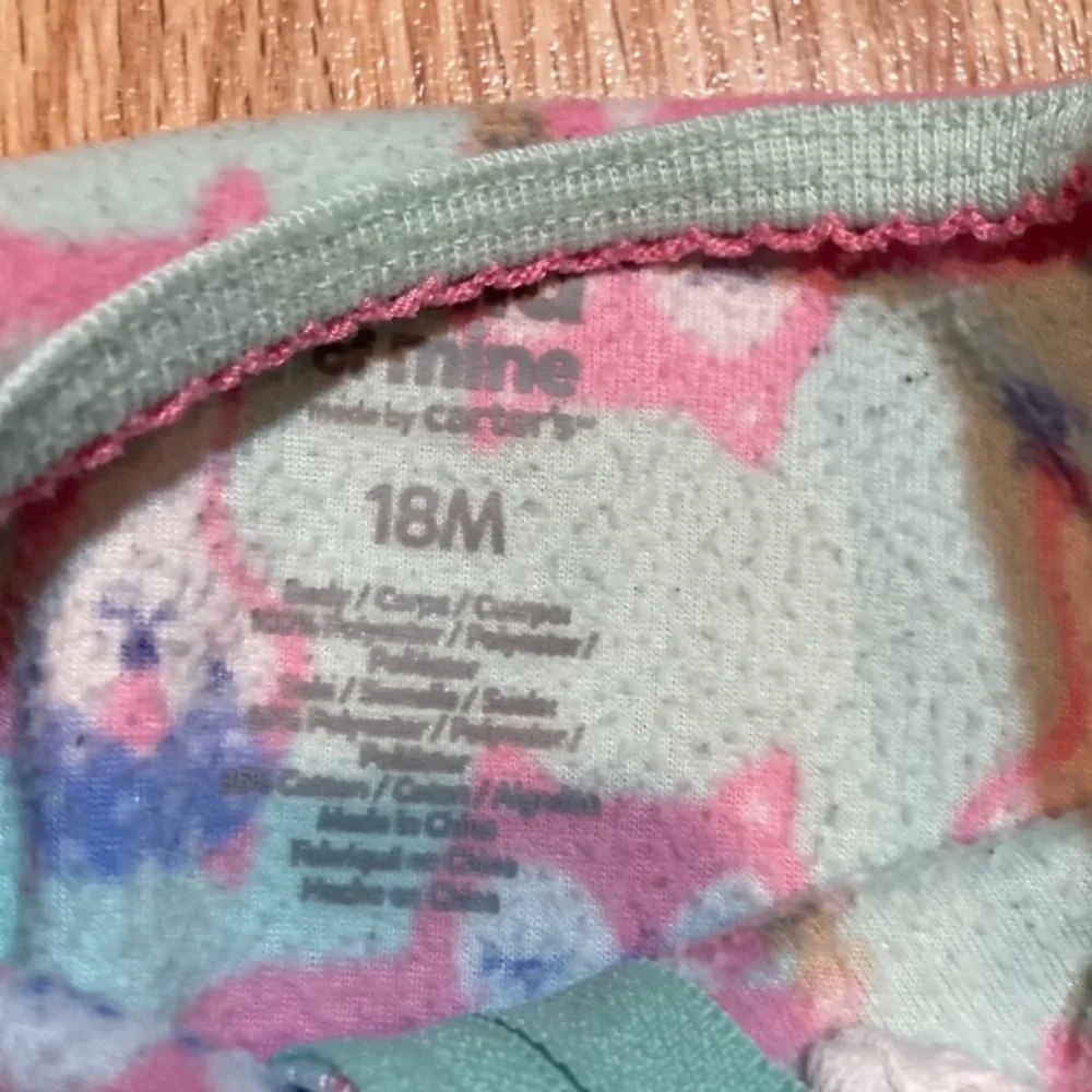 Carters sleeping fox‎ fleece sleeper 18 months